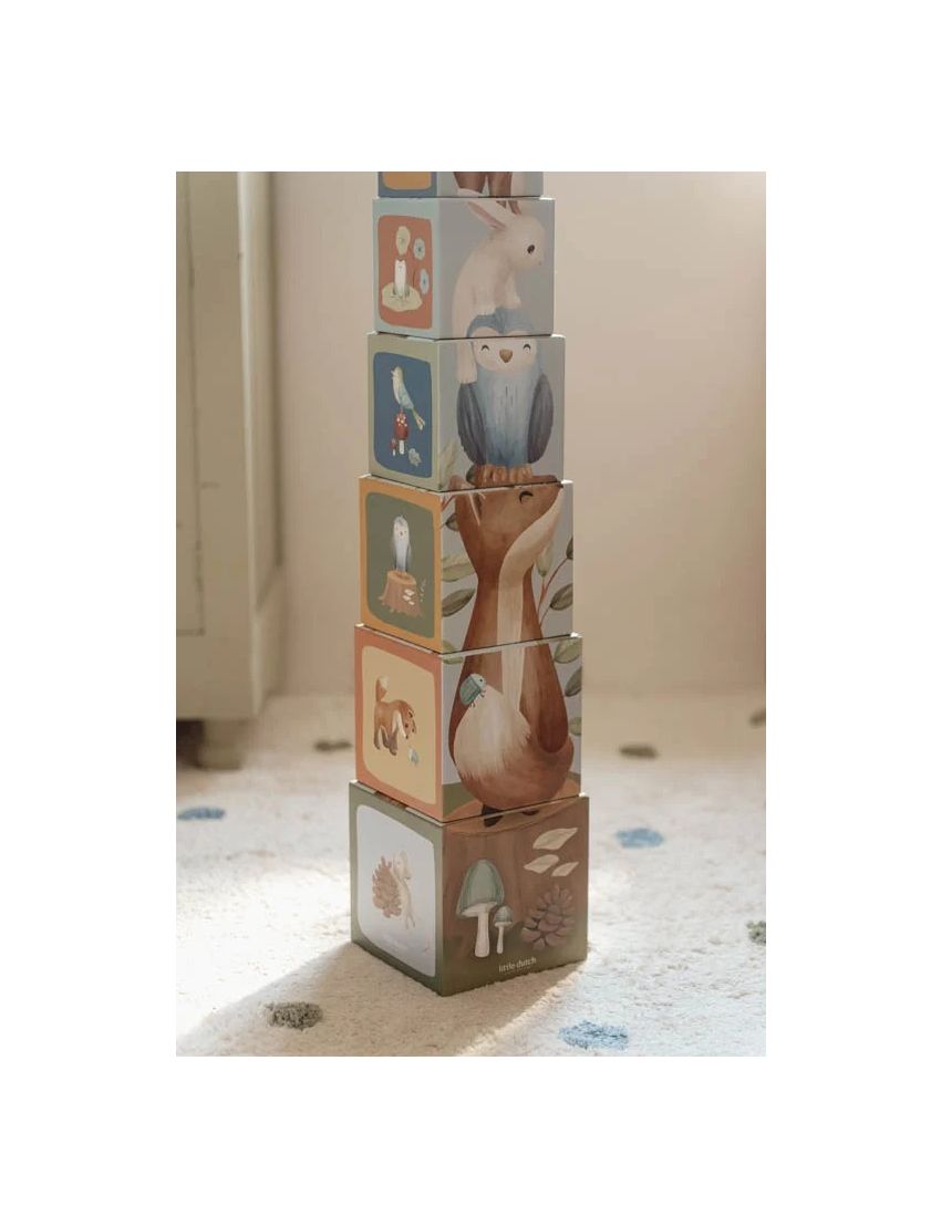Blocos de Encaixe e Torre em Cartão – Forest Friends FSC