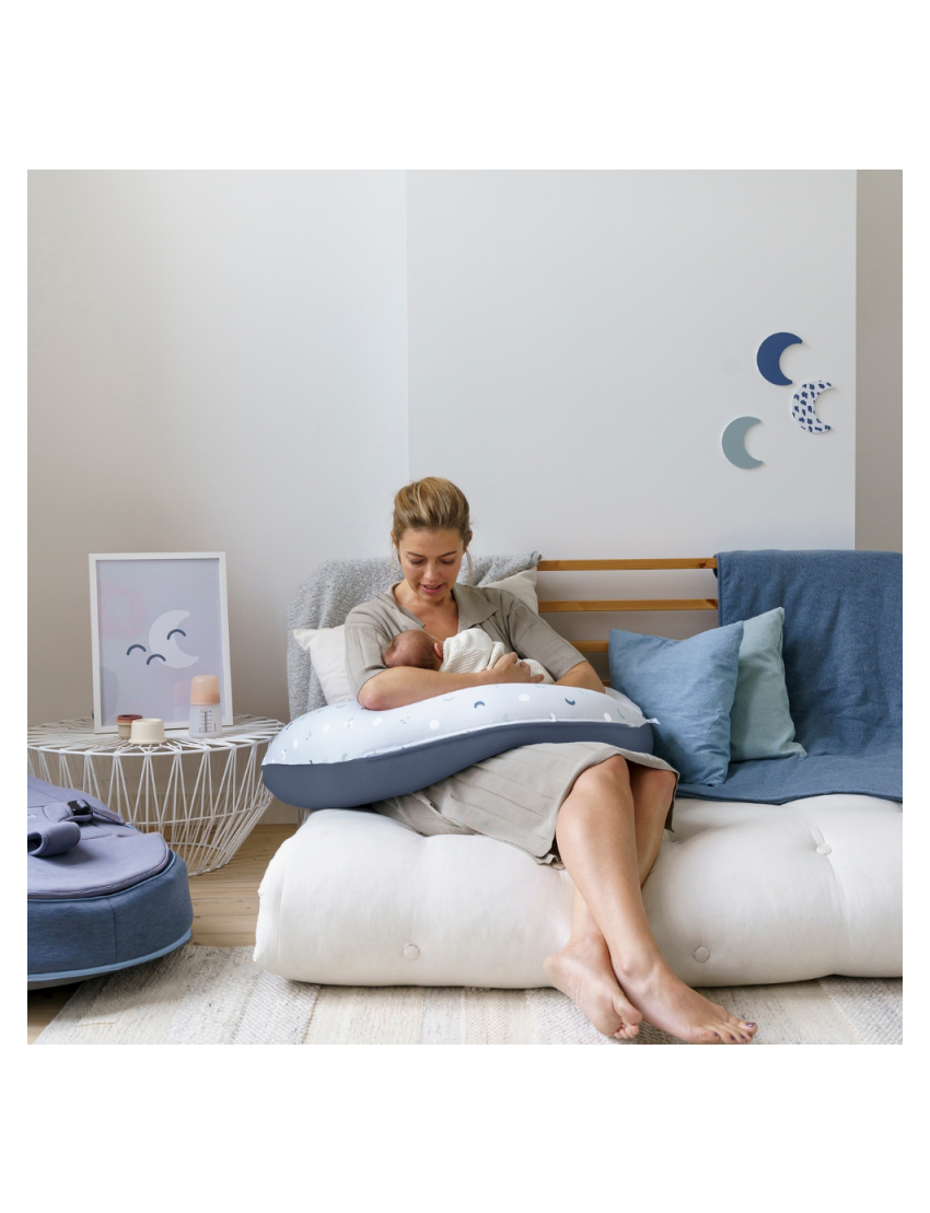 Doomoo Buddy Blue Grey Moon