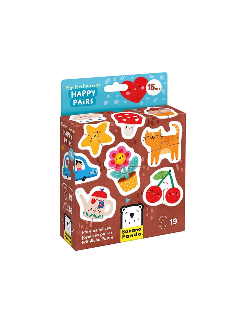Banana Panda My First Puzzles Happy Pairs +15 meses