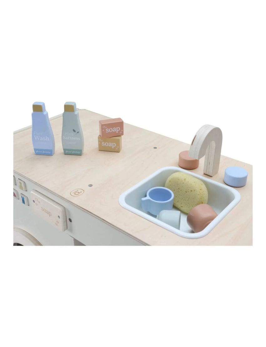 Little Dutch Máquina de Lavar Roupa de Madeira Essentials