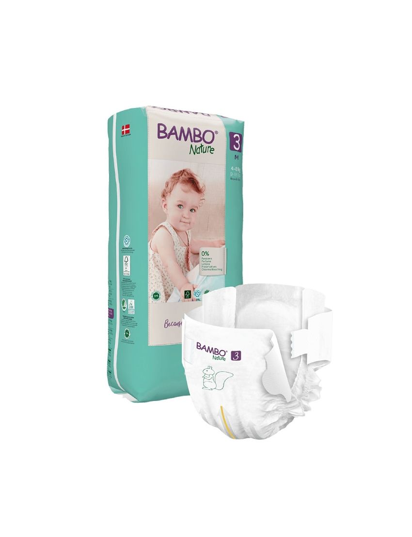Fraldas Bambo Nature 3 M