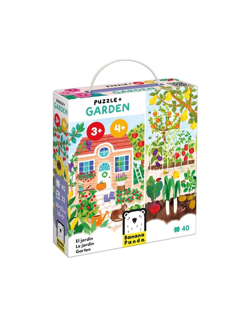 Banana Panda Puzzle + Garden +3 Anos
