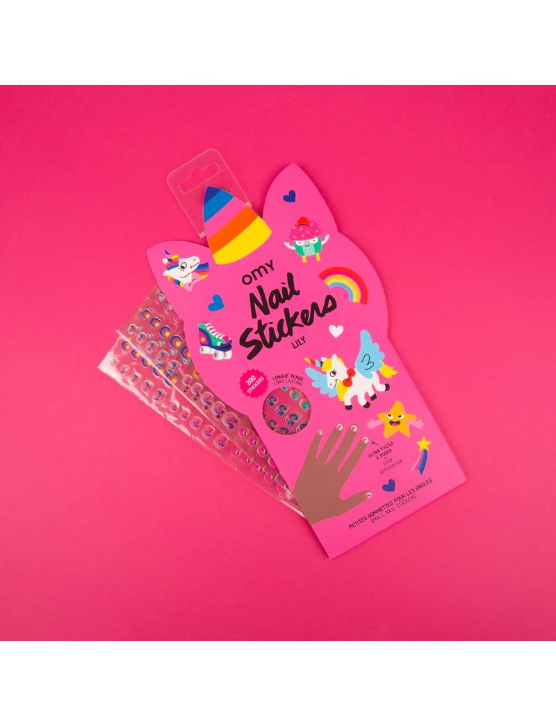 OMY Stickers Para Unhas Lily Unicórnio