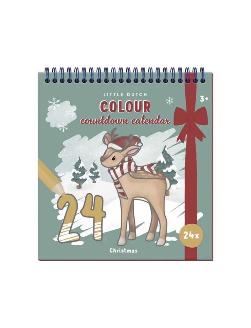 Little Dutch Calendário do Advento para Colorir